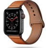 Tech Protect Išmaniojo laikrodžio Apple 1/2/3/4/5/6 odinis dirželis, Rudos spalvos, 42/44mm
