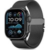 Tech-Protect Milano Apple Watch 6 / 7 / 8 / 9 / 10 / SE / Ultra 1 / 2 (44 / 45 / 46 / 49 mm) juodos spalvos