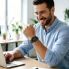 Tech-Protect Elite Elite Apple Watch 8 / 9 / 10 / 11 / SE / Ultra (44 / 45 / 46 / 49 mm) ŽALIAS/ORANŽINIS