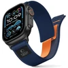 Tech-Protect Elite Elite Apple Watch 8 / 9 / 10 / 11 / SE / Ultra (44 / 45 / 46 / 49 mm) TAMSIAI MĖLYNA/ORANŽINĖ