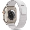 Tech-Protect nylon Stripe Apple Watch 6 / 7 / 8 / 9 / 10 / SE / Ultra 1 / 2 (44 / 45 / 46 / 49 mm) pilkos spalvos