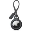 Dėklas Tech-Protect Rough Chain Apple AirTag with pendant – juodos spalvos
