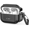 Dėklas TECH-PROTECT ROUGH HOOK Apple AIRPODS PRO 1 / 2 juodos spalvos