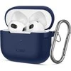 Apple AirPods 3 Tech-Protect silikoninis dėklas ausinėms mėlynos spalvos