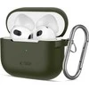 Apple AirPods 3 Tech-Protect silikoninis Olive dėklas ausinėms žalios spalvos