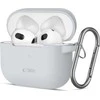 Apple AirPods 3 Tech-Protect silikoninis Crayon dėklas ausinėms pilkos spalvos