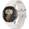 Apyrankė Samsung Galaxy Watch 4 / 5 / 5 PRO / 6 / 7 / FE Tech-Protect silikoninė Starlight kreminės spalvos