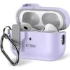 Dėklas TECH-PROTECT SLIM HOOK Apple AIRPODS PRO 1 / 2 levandų spalvos