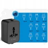 Tech-Protect TA300 Travel Adapteris EU / UK / AU - Juodas