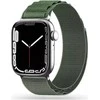 Išmaniojo laikrodžio Apple 4/5/6/7/8/SE/Ultra nailoninis dirželis, Žalios spalvos, 42/44/45/49mm
