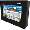Tech ST-281 kambario valdiklis su RS ryšiu (2 mm stiklas) Juodas