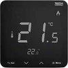 Tech Kambarių reguliatorius, bevielis R-8pb PLUS, akumuliatorius, paviršinio montavimo, juoda STR8PBPLUSBK