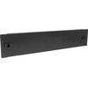 Techly 2U 19'' įspaudžiamas dangtelis Juodas (I-CASE BLANK-2-SCLTY)
