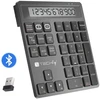 Techly Belaidė skaičių klaviatūra su kalkulatorem BT/RF USB