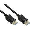 TECHLY DisplayPort 2.1 Audio/Video Cable M/M 4K 1m Juodas