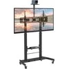 Laikiklis Reguliuojamas TECHLY grindų stovo aukštis, 2 lentynos LCD / LED 52-110 colių