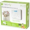 Techly GSM aliarmo rinkinys centrinė/2 jutikliai/2 pultai/2 RFID kortelės