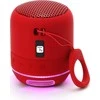TECHLY Wireless Nešiojama kolonėlė with Speakerphone and LED Lights Raudona