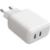 Techly Įkroviklis jungiama į tinklą 2x USB-C PD 35W max. balta