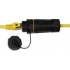 Techly IWP-MD C6A-IPGLT Lyties keitiklis / RJ45 kabeliai juodi