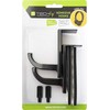 Intracom TECHLY Universal Adhesive Headphone Holder skirta Monitorius and Desk Juodas 2pcs