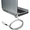 TECHLY 106060 Techly Nešiojamojo kompiuterio apsauginis kabelio užraktas su raktu 1,4m plieno sidabrinis