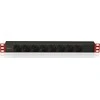 TECHLY Multi-Socket 8 lizdai stovui 19 colių C14 kištukas 1U 250V/16A 2m