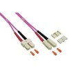 Techly Šviesolaidinis pataisas OM4 50/125 MM SC-SC Duplex 1m