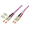 Techly Šviesolaidinis pataisas OM4 50/125 MM SC-SC Duplex 1m