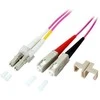 Techly Šviesolaidinis patchcord OM4 50/125 MM SC-LC Duplex 3m