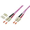 Techly Šviesolaidinis prailgintuvas OM4 50/125 MM SC-SC Duplex 3m