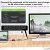 Techly Switch TECHLY KVM USB-C jungiklis 8K DisplayPort 1.4 2xUSB-C 3xUSB 2.0 (365528) - 46280610