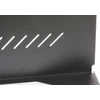Techly 360882 lentyna 1U 150mm stelažas 19, 2 tvirtinimo taškai, perforuota, Juoda
