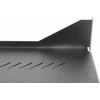 Techly 360882 lentyna 1U 150mm stelažas 19, 2 tvirtinimo taškai, perforuota, Juoda