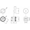 „Techly 363548“ RJ45 Cat6a ekranuota jungtis, IP68 apsaugos klasė