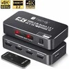 „Techly 367171“ 3 prievadų HDMI 2.0b 4K * 60Hz 3x1 jungiklis su IR šaltiniu
