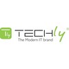 Techly 367836 Patch Panel 24x Keystone RJ45 Cat6a UTP, 1U, kampiniai prievadai