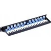 Techly 367836 Patch Panel 24x Keystone RJ45 Cat6a UTP, 1U, kampiniai prievadai