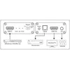 Techly 025749 Ekstraktor Audio 5.1CH Toslink/Analog 3.5mm 2CH su HDMI 4K