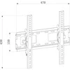 Techly Techly ICA-PLB 231M Televizoriaus laikiklis 139,7 cm (55") Juodas