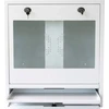 TECHLY PC LCD monitorius 22colių ir klaviatūros saugos spintelė Baltas
