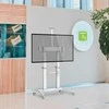 Techly TV laikiklis Mobilus TV laikiklis 70-120" iki 140kg reguliuojamas su 2 lentynomis
