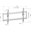 Techly Laikiklis televizoriaus sieninis laikiklis 30-70" LED/LCD televizoriui, 60 kg, pakreipiamas, plonas, 25 mm