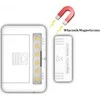 Techly Techly LED lempa 0.5W, skirta Locker Locker Magnetinis perjungiklis 2x