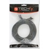 Techly Techly Patch laidas Cat5e UTP 0,25m juoda