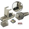 TECHLY STP Cat.6A RJ45 modulinis kištukas be įrankių