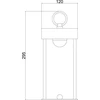 Techly Techly Wireless LED lempa su jutikliniu pakabuku