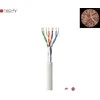 Techly Pro TECHLYPRO 025657 F/UTP Cat6 tinklo masinis kabelis 4x2 vijos 100Proc varinis 100m pilka