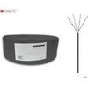 Techly Pro TechlyPro U/UTP Cat5e tinklo lauko kabelis 4x2 vientisas CCA 100m rit., juodas