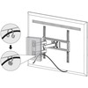 Techly Televizoriaus sieninis laikiklis 32–55 colių LED/LCD, pasukamas, pakreipiamas, 35 kg